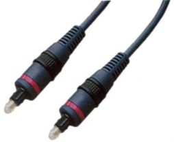 OPTIC CABLE 12FT TOSLINK PLUG TO PLUG 5.MM