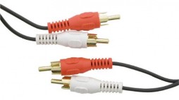 2 RCA TO 2 RCA GOLD 12FT
