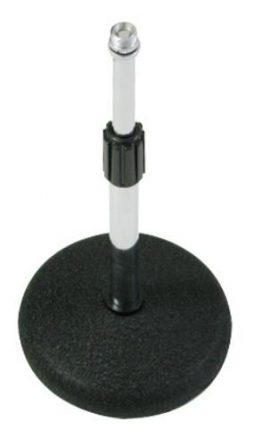 FLOOR  MIKE STAND BLACK