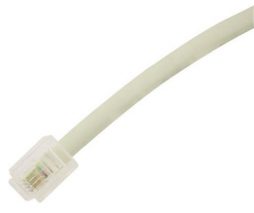 15FT 4C MODULAR CABLE IVORY