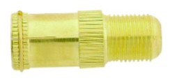QUICK CONNECT F ADAPTOR GOLD