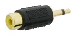 RCA TO 3.5MM ADAP. GOLD