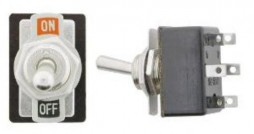 LIGHT TOGGLE SWITCH DPDT6P