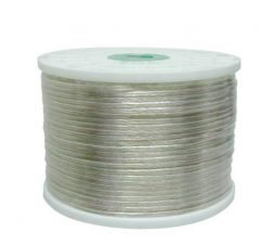 18x2 SPEAKER WIRE CLEAR INSULATION 1000ft.
